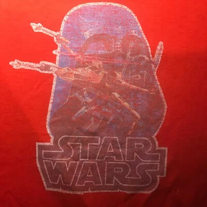Star Wars 70's / 80's unisex Red T-Shirt - Picture 1 of 4