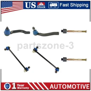 6x Front Inner Outer Tie Rod End Sway Bar Link Kit Fits Nissan Rogue 2.5L - Picture 1 of 12