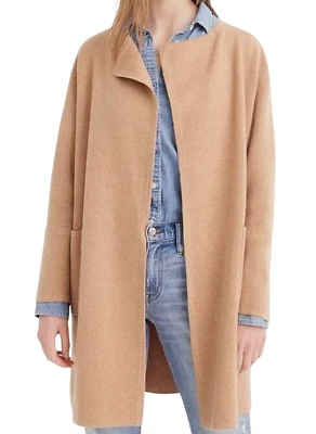 NUEVO J.CREW J. BREZO CAQUI JULIETA SIN CUELLO SUÉTER BLAZER CÁRDIGAN J6339 XXS Foto 1 de 4