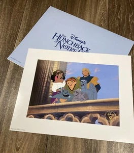 Lithograph Disney’s The Hunchback of Notre Dame 1997 Picture Art 11"x14.5" - Picture 1 of 4