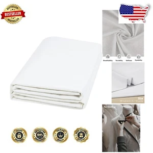 Soft Touch 100% Cotton Muslin Fabric - 59" Wide for Home Decor & Sewing Projects - Picture 1 of 8