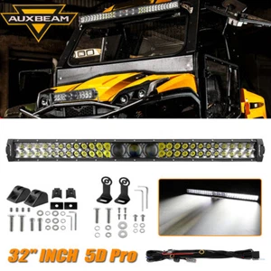 AUXBEAM 32" LED Work Light Bar 5D-Pro P8+KW3 Offroad Driving Lamp Pickup Car 30" - Picture 1 of 12