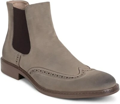 Kenneth Cole реакции мужчин Knock Brogue Chelsea загрузки, серо-коричневый, размер 8 М - Изображение 1 из 4