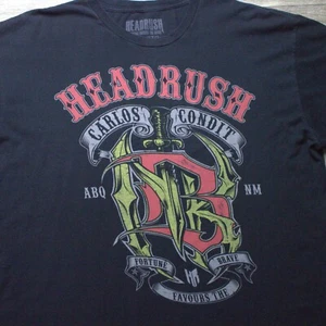 Carlos Condit MMA Headrush T-Shirt New Mexico Natural Born Killer XXL - Picture 1 of 7