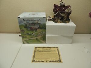Vtg 2002 Boyds Bearly Built Villages The Moosteins Dairy Barn New Open Box