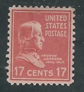 Scott #822...17 Cent...Johnson...3 Stamps...MNH - Picture 1 of 1