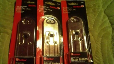 Lot Of 3 Red Devil Razor Blade Scrapers - Image 1 of 3