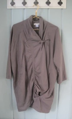 Chaqueta Prairie Underground para mujer mediana 8 10 gris Lagenlook algodón orgánico Foto 1 de 4