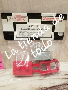 AUTOMOTIVE CIRCUIT BREAKER COVERS & MOUNT TAB 40A 12V FITS 502112 & 502-112 READ - Picture 1 of 4