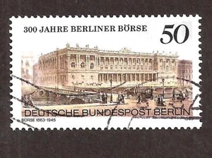 [1158] Berlim, 1985, buen usado, bolsa de valores, bolsa, edificios - Imagen 1 de 1