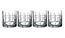 Orrefors Street Old Fashioned Crystal Glass Set of 4