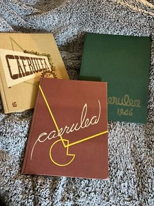 3 1944 1944 1946 LONG BEACH POLY HIGH SCHOOL YEARBOOK 'CAERULEA' Disney Artist - Picture 1 of 24