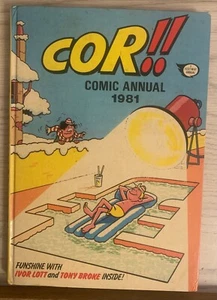 Cor!! Comic Annual 1981 - Hardcover - British Comics - FREE SHIPPING - Picture 1 of 3