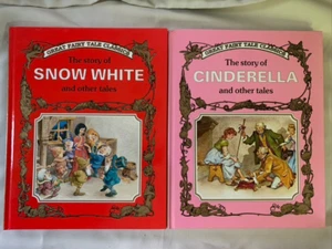 Great Fairy Tale Classics 2 Books Snow White & Cinderella - Imagen 1 de 6