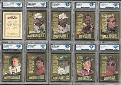 1994 Wheels High Gear MEGA GOLD Complete Set, 13 Cards & Coa 💎 All Graded - Image 1 of 4