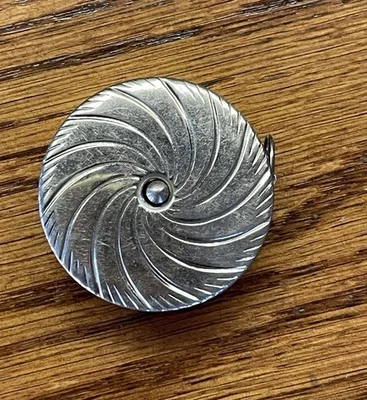 Small VINTAGE Sewing Notion Tape Measure Made In West Germany Retractable Cloth - Image 1 of 4