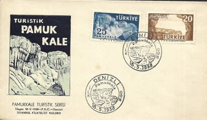 TURKEY - 1958 "Tourism (PAMUKKALE)" FDC !!! - Picture 1 of 1