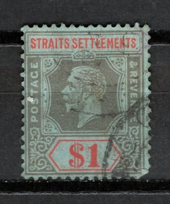 Estampilla de asentamientos del estrecho - 1914 - #165 - USADA - Rey Jorge V Foto 1 de 2