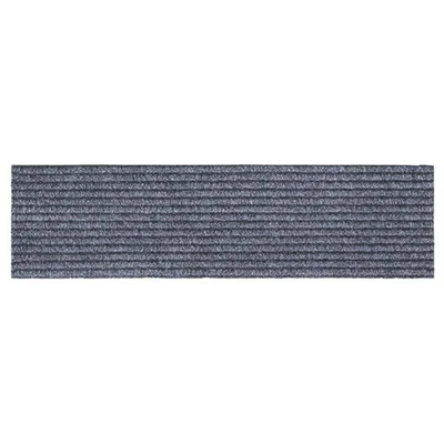 Sweet Home Stores Stair Tread Covers 9"x26" Washable Non-Slip Rubberback Gray - Image 1 of 4