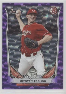 2014 Bowman Draft Purple Ice /99 Wyatt Strahan #DP97 - Image 1 of 2