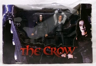2005 NECA Reel Toys The Crow Rooftop Eric Draven vs Top Dollar 7" Figure Set - Image 1 of 4