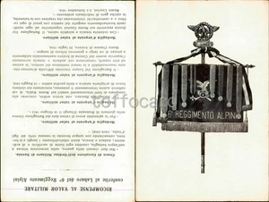 ALPINI 6� REGGIMENTO-RICOMPENSE AL VALOR MILITARE-D18-102 - Picture 1 of 1