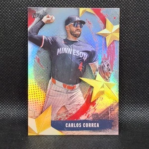 2025 Topps Serie 1 - Stars of MLB Carlos Correa #SMLB-28 Minnesota Twins - Foto 1 di 2