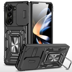 Military Grade Ring Holder Case with Camera Lens Cover for Samsung Galaxy Z - Bild 1 von 9