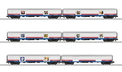 LIONEL 83589/83592/84226 American Freedom Train 21" Passenger Cars Set 2, 3 & 4 - Image 1 of 4