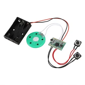 .›60-Sekunden-Aufnahme-Wiedergabe DIY Voice Grußkarte Modul Kabel Extened 10C U - Bild 1 von 9