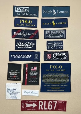 Polo Ralph Lauren Brand Appliqué Iron on Patches variations - Image 1 of 3