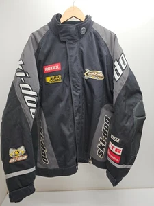 Ski-Doo Bombardier Team Racing Snowmobile Jacket Men's 2XL Insulated Patches - Picture 1 of 11