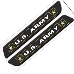 Pair of Premium "Army" Custom Gloss Decals for Car Truck SUV Window Sticker - Picture 1 of 2