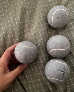Walker Tennis Balls Precut Tennis Balls For Walkers Walker Glide Balls Gray-4pcs - Picture 1 of 8