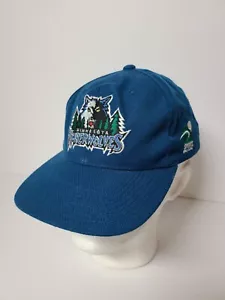 Vintage Minnesota Timberwolves NBA Sports Specialties Snapback Cap Hat 90s Wool - Picture 1 of 10