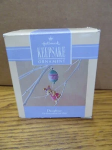 VINTAGE 1992 Hallmark DAUGHTER Easter Spring Ornament NEW IN BOX-FREE SHIPPING - Picture 1 of 3