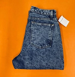 American Apparel Marble Wash Blue Jeans Size 30x33 (Tag 30) - Picture 1 of 9