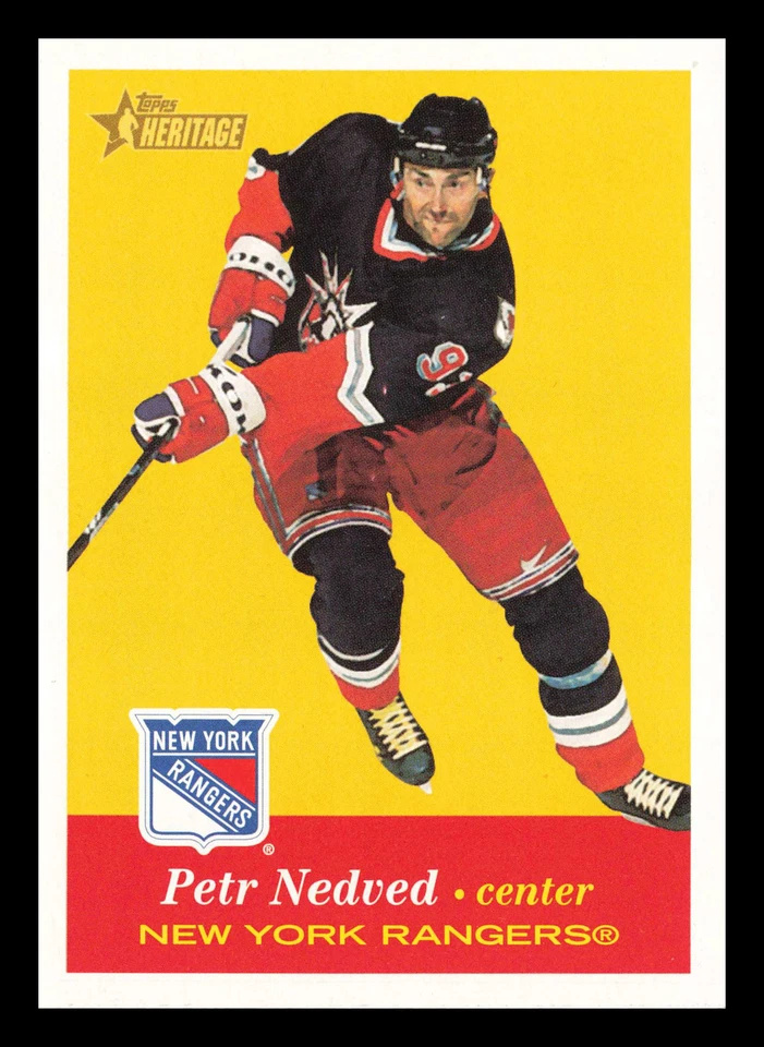 Petr Nedved #94 2001-02 Topps Heritage New York Rangers Hockey - Image 1 of 2