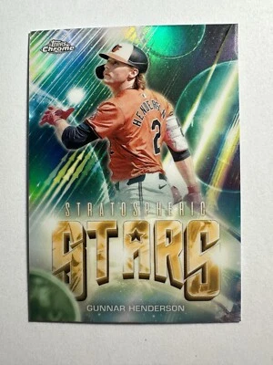 2024 Topps Chrome Update Stratospheric Stars  Gunnar Henderson Orioles SSC-22 - Image 1 of 3