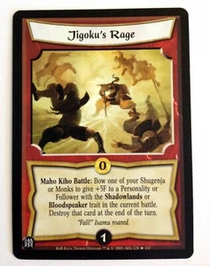 Jigoku's Rage L5R Legend of the Five Rings CCG Reign of Blood RoB - Bild 1 von 1