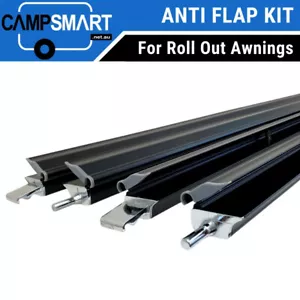 Caravan Anti Flap Kit in Black for Roll Out Awning 2.25-2.4m Medium to Long AFK - Picture 1 of 6