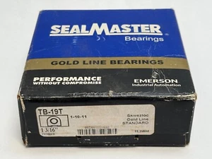 Sealmaster TB-19T Flange Mount Bearing TB19T TB-19-T 1-3/16" ID - Picture 1 of 6