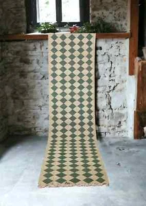 Alfombra hecha a mano Kilim escalera corredor para decoración de escaleras tejida a mano lana y yute corredor, - Imagen 1 de 9