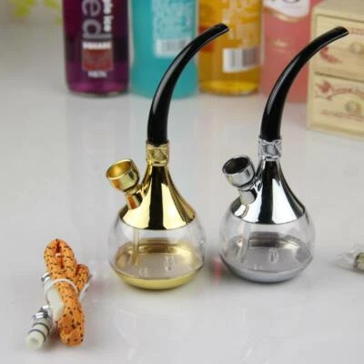 PIPA AD ACQUA FUMARE TABACCO SIGARETTA NARGHILE FUMO SHISHA REGALO FUMATORI KIT - Immagine 1 di 4