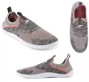 Speedo Adult Womens Surf Strider Water Shoes Color Heather Grey/Pink Size 5-6 Sm - Picture 1 of 4
