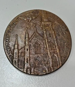 MEDAILLE CUIVRE 50mm-Michael Mc GIVNEY Saint-Mary'S-Church - Imagen 1 de 6