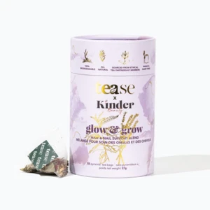 TEASE x Kinder Beauty Glow & Grow Tea hair & nail support blend 15 bags NEW - Picture 1 of 5