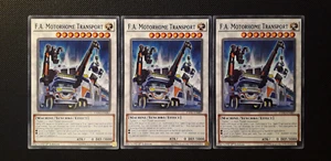 Yu-Gi-Oh! 3x F.A. Motorhome Transport, EXFO-EN087, C., 1. Edition, Englisch, NM - Bild 1 von 8