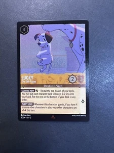 Disney Lorcana Into The Inklands Card #8/204 Lucky Puppy FOIL HOLO RARE - MINT - Picture 1 of 1