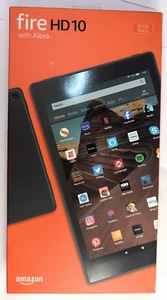 New: Amazon Fire HD 10 9th Generation Tablet 32 GB Wi-Fi 10.1" 1080p, Black, NIP - Picture 1 of 14
